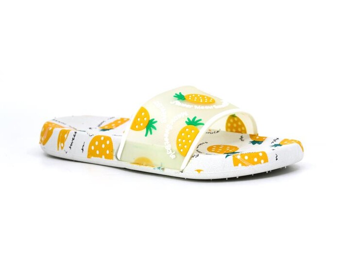 Gezer Filet 13306.00 Çilek Figürlü Airblow Kaydırmaz Terlik Sarı - Gezer