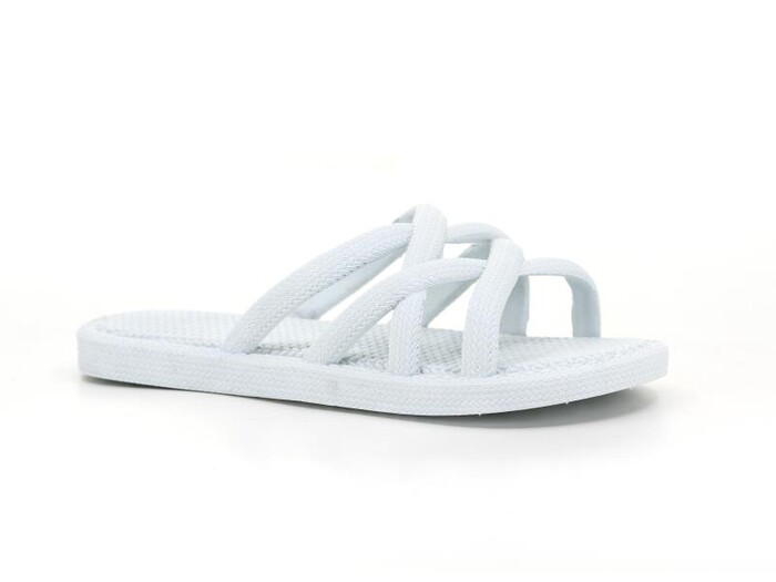 Gezer Filet 13929.00 AirBlow Ahtapot Hasırlı Kaydırmaz Terlik Beyaz - Gezer