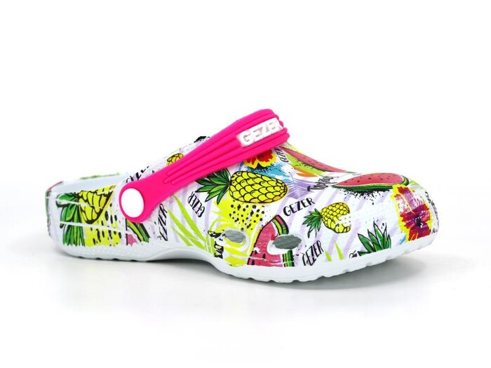 Gezer Filet 14083.00 Baskılı Eva Cross Terlik Pembe - Gezer