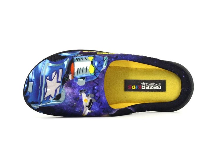 Gezer Filet 14528.00 Gondol Baskılı Ev Terliği Sarı - Gezer (1)