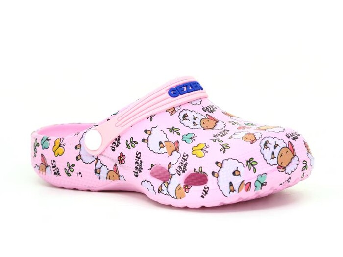 Gezer Filet 15021 Figürlü Eva Cross Terlik Pembe