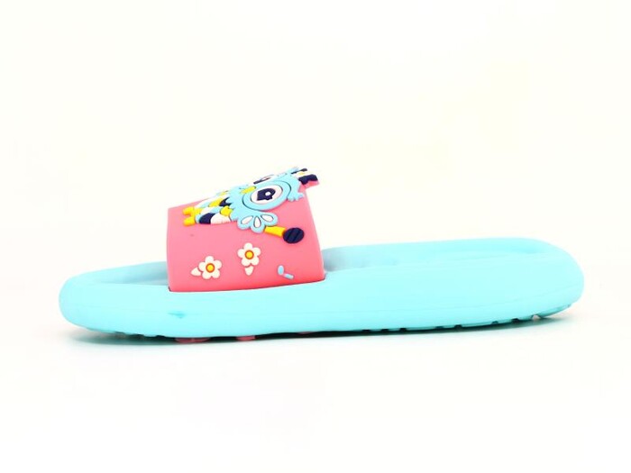 Gezer Filet 15045.00 Baykuş Baskılı Lux Eva Terlik Pembe - Mint Yeşili - Gezer (1)