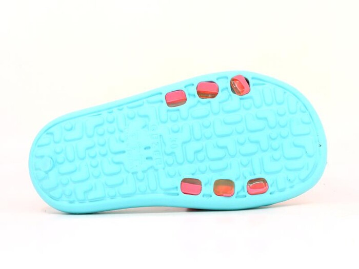 Gezer Filet 15045 Baykuş Baskılı Lux Eva Terlik Pembe - Mint Yeşili