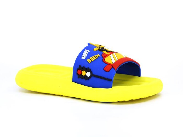 Gezer Filet 15047.00 Düz Yüz Figürlü Lux Eva Terlik Saks Mavi - Gezer