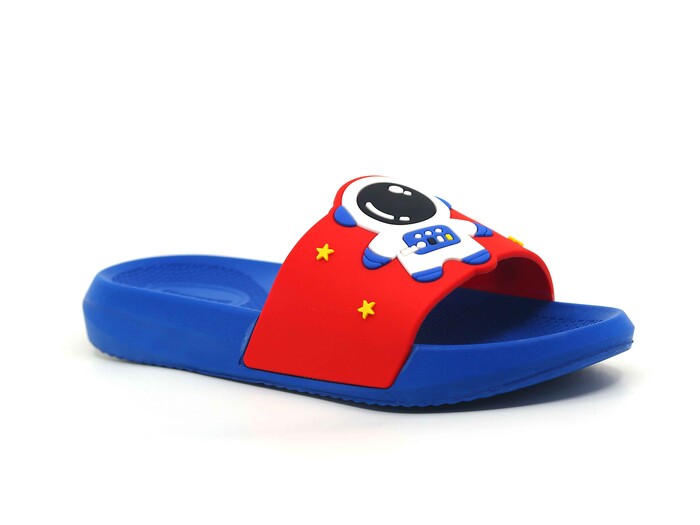 Gezer Filet 15249.00 Space Rocket Figürlü Günlük Terlik Kırmızı - Mavi - Gezer