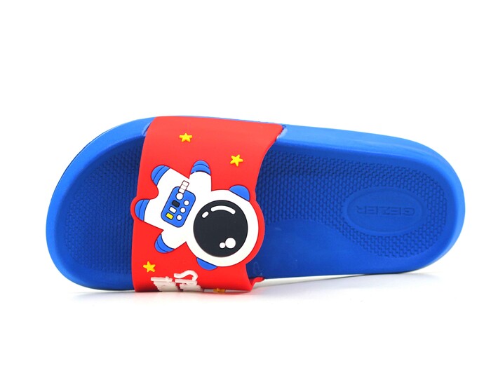 Gezer Filet 15249.00 Space Rocket Figürlü Günlük Terlik Kırmızı - Mavi - Gezer (1)