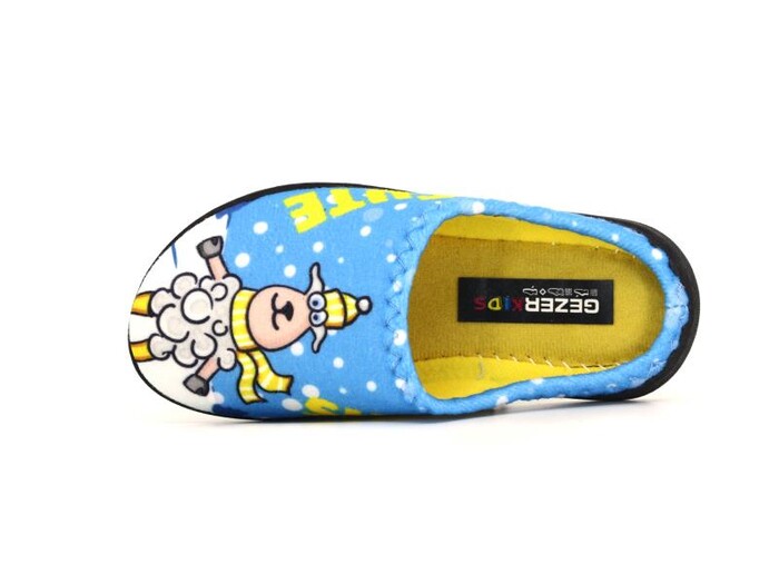 Gezer Patik 15383.00 Gondol Panda Baskılı Erkek Ev Terliği Lacivert - Gezer (1)