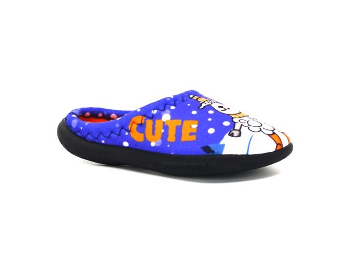 Gezer Patik 15383.00 Gondol Panda Baskılı Erkek Ev Terliği Mavi - 1