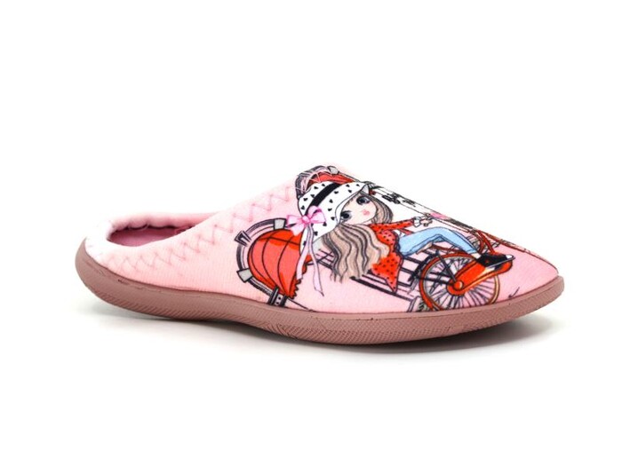 Gezer Filet 15385.00 Gondol Baskılı Kız Ev Terliği Pembe - Gezer