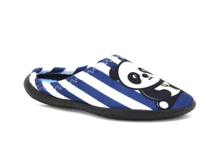 Gezer Filet 15388 Gondol Panda Baskılı Erkek Ev Terliği Lacivert - 1