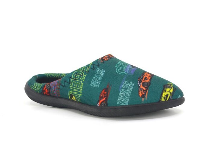 Gezer Filet 15892.00 Gondol Baskılı Ev Terliği Yeşil - Gezer