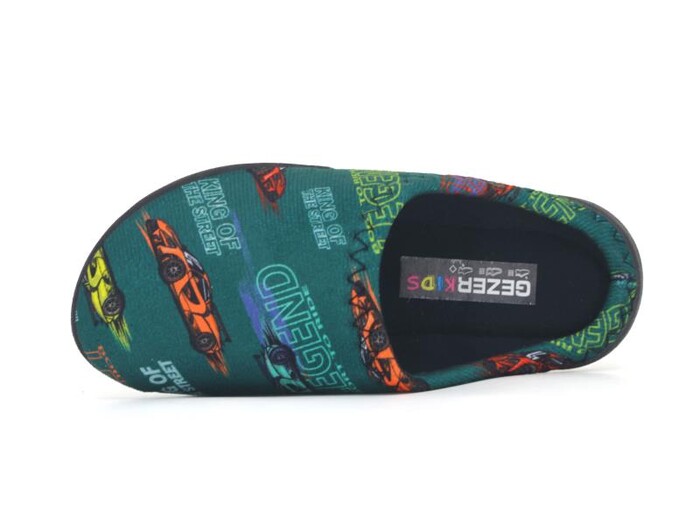 Gezer Filet 15892.00 Gondol Baskılı Ev Terliği Yeşil - Gezer (1)