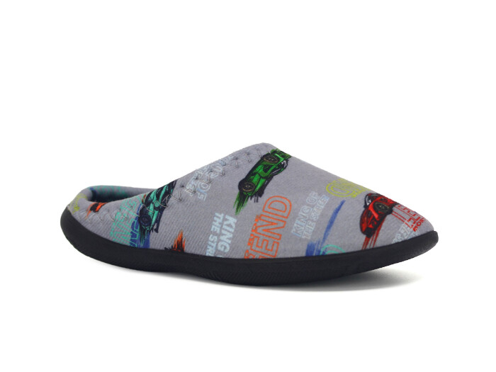 Gezer Filet 15892.00 Gondol Baskılı Ev Terliği Gri - Gezer