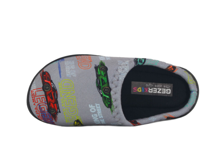 Gezer Filet 15892.00 Gondol Baskılı Ev Terliği Gri - Gezer (1)