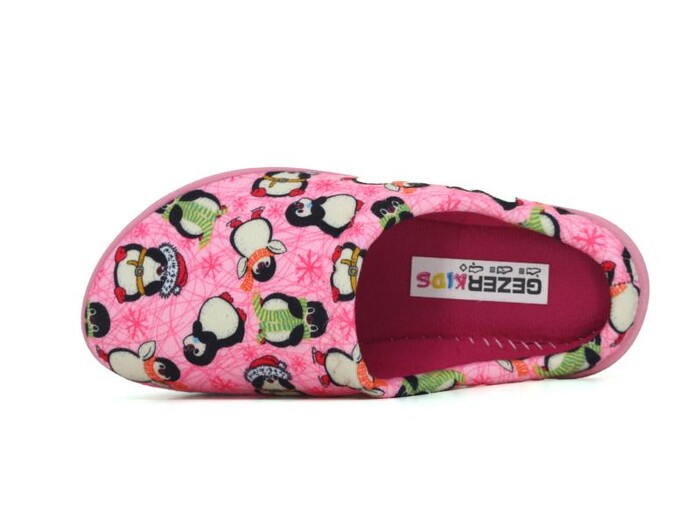 Gezer Filet 15894.00 Gondol Baskılı Ev Terliği Pembe - Gezer (1)