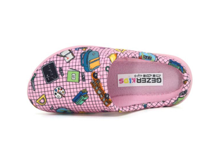 Gezer Filet 15895 Gondol Baskılı Kız Ev Terliği Pembe - 2