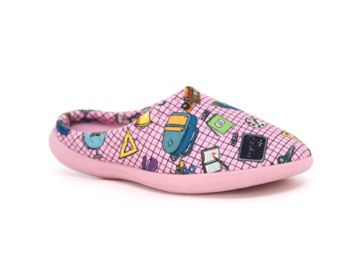 Gezer Filet 15895.00 Gondol Baskılı Kız Ev Terliği Pembe - Gezer