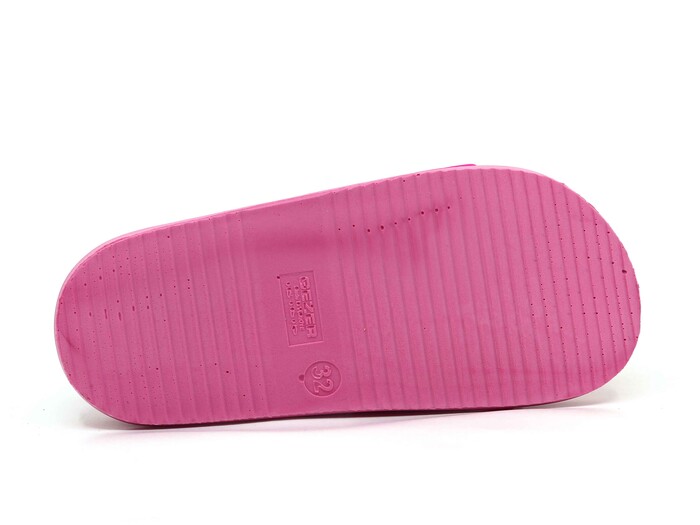 Gezer Filet 16263 Düz Yüz Figürlü Kız Günlük Terlik Fuşya - Pembe