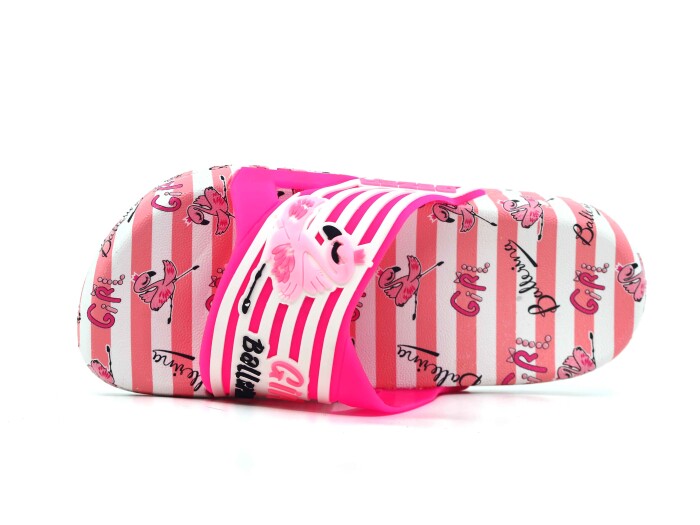 Gezer Filet 16361.00 Düz Yüz Figürlü Kız Günlük Terlik Fuşya - Şeker Pembe - Gezer (1)