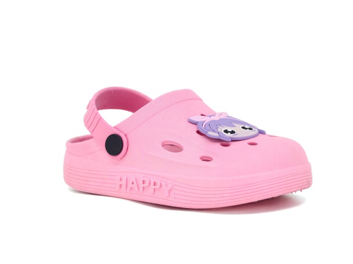 Gezer Filet 16501 Figürlü Kız Kaymaz Sandalet Pembe 