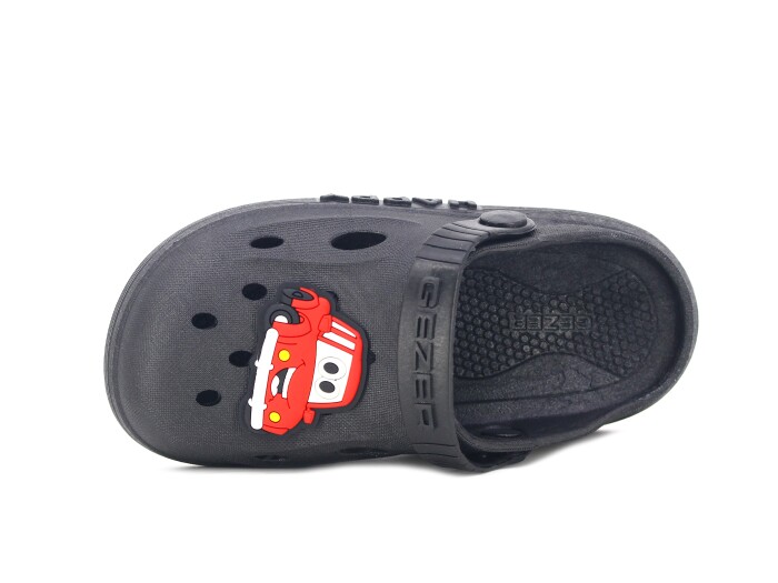 Gezer Filet 16500.00 Figürlü Erkek Kaymaz Sandalet Siyah - 2