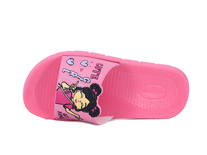 Gezer Filet 16820.00 Düz Yüz Figürlü Kız Günlük Terlik Pembe - Gezer (1)