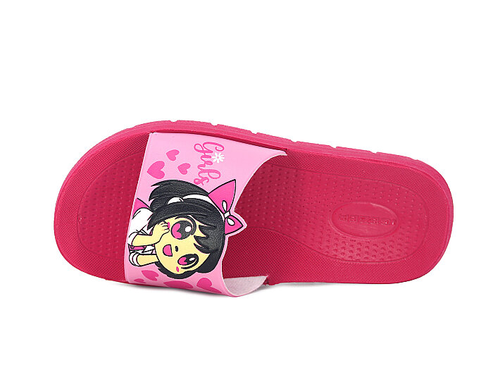 Gezer Filet 16821.00 Düz Yüz Figürlü Kız Günlük Terlik Pembe - Gezer (1)