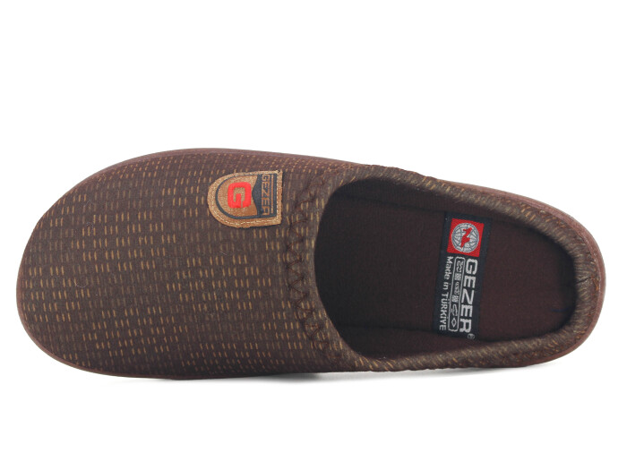 Gezer Garson 16155.00 PVC Winter Kışlık Ev Terliği Kahve - Gezer (1)
