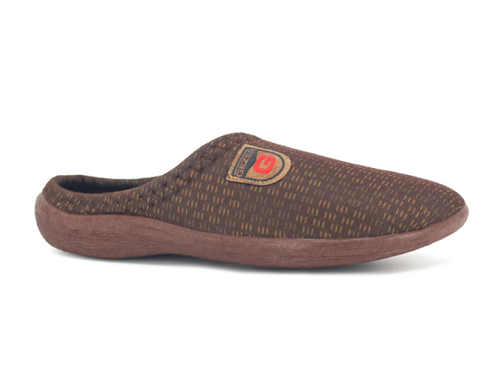 Gezer Garson 16155.00 PVC Winter Kışlık Ev Terliği Kahve - Gezer