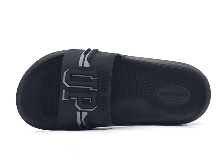 Gezer Garson 16325.00 Düz Yüz Figürlü Erkek Günlük Terlik Siyah - Gri - 2