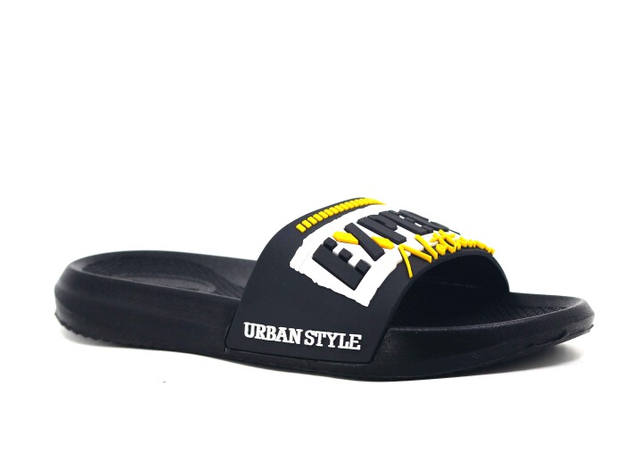 Gezer Garson 16482.00 Düz Yüz Günlük Terlik Siyah - Beyaz - Sarı - Gezer