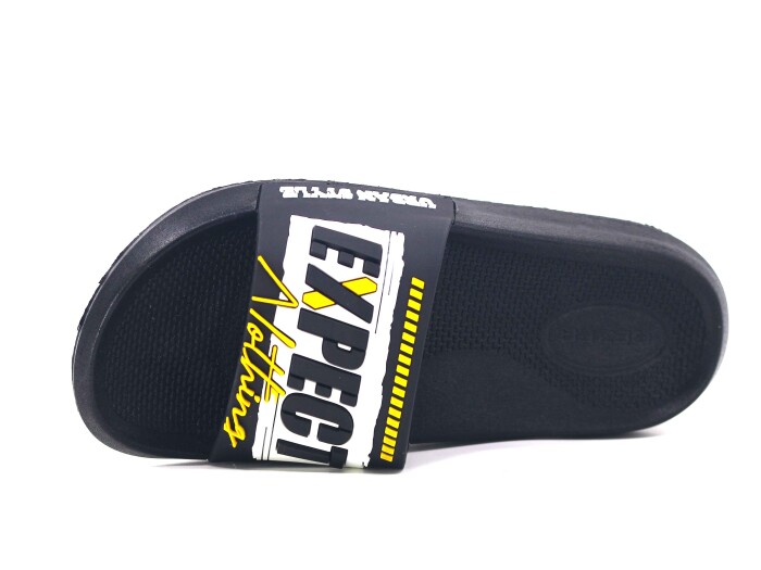 Gezer Garson 16482.00 Düz Yüz Günlük Terlik Siyah - Beyaz - Sarı - Gezer (1)