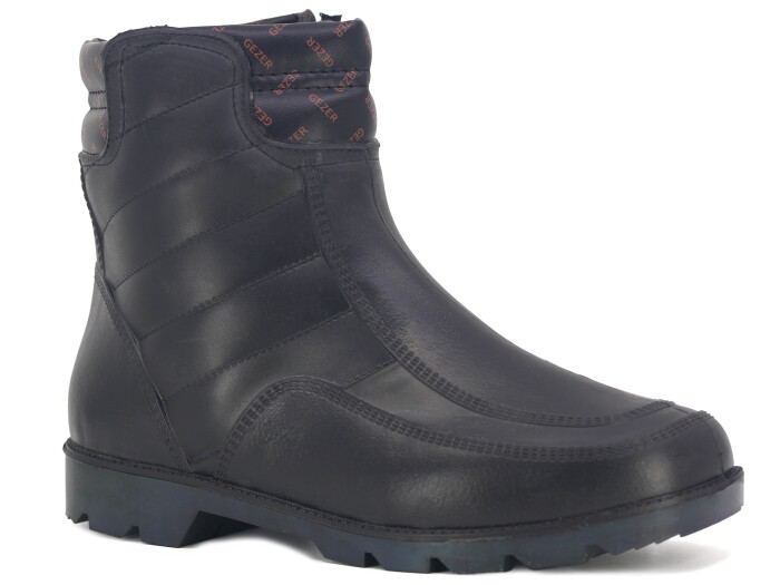 Gezer Merdane 00212.06 Konçlu PVC Bot Siyah - 1