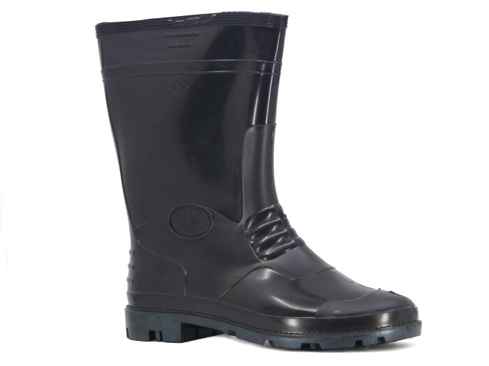 Gezer Merdane 00218.10 PVC Kısa Çizme Siyah - Gezer