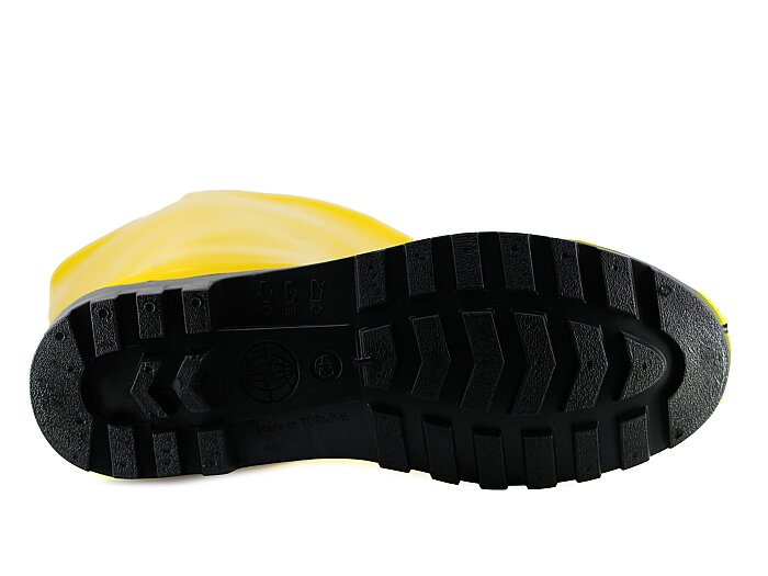 Gezer Merdane 00392 PVC Uzun Çizme Sarı - 3