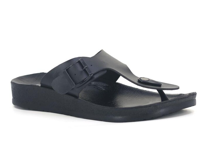 Gezer Merdane 07574.22 Parmak Arası Terlik Siyah - Gezer