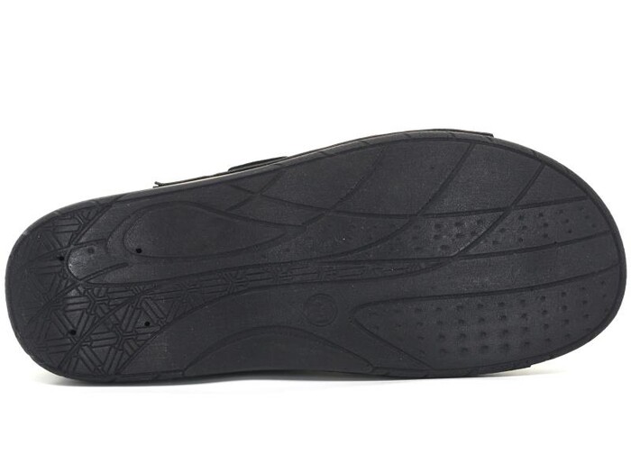 Gezer Merdane 09344 Çift Toka Monta Günlük Terlik Siyah - 3