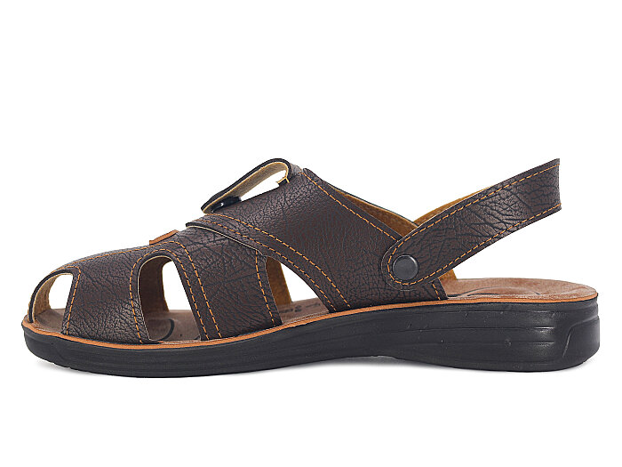 Gezer Merdane 09878.00 Döngülü Terlik Kahve - Gezer (1)