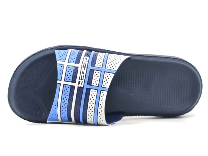 Gezer Merdane 10193.00 Koleksiyon Lux Eva Terlik Lacivert - Mavi - Beyaz - Gezer (1)