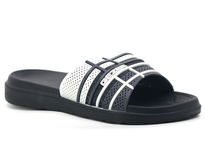 Gezer Merdane 10193.00 Koleksiyon Lux Eva Terlik Siyah - Gri - Beyaz - Gezer