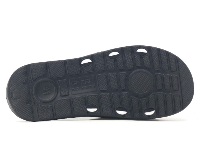 Gezer Merdane 10193.00 Koleksiyon Lux Eva Terlik Siyah - Kırmızı - Beyaz - 3