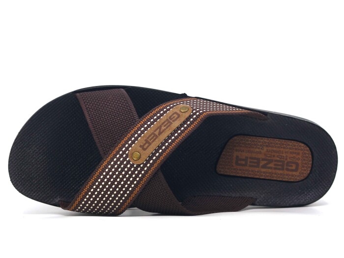 Gezer Merdane 10489.00 Halatlı Günlük Terlik Kahve - Gezer (1)