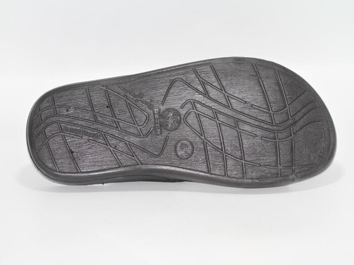 Gezer Merdane 10489.02 Halatlı Günlük Terlik Siyah - 4