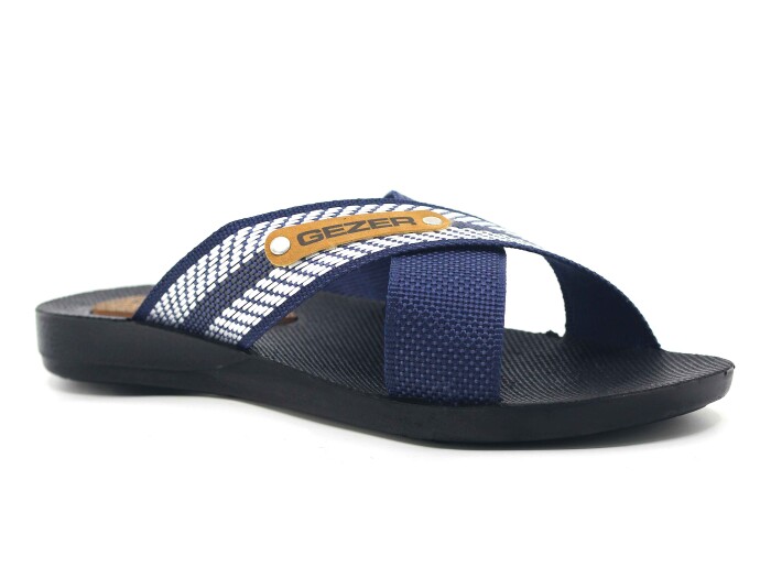 Gezer Merdane 10489.03 Halatlı Günlük Terlik Lacivert - Gezer