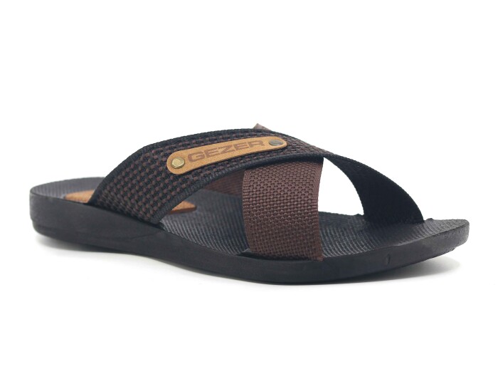 Gezer Merdane 10489.28 Halatlı Günlük Terlik Kahve - Gezer