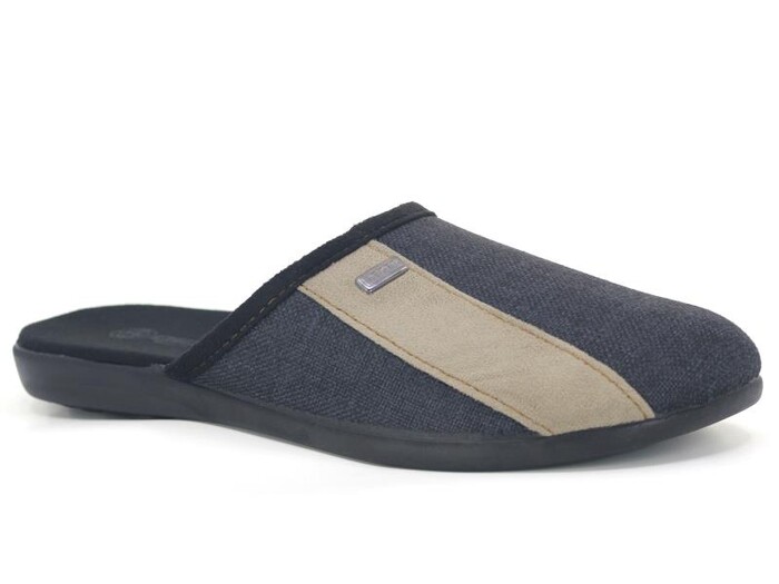 Gezer Merdane 11110.00 Traşlı Kışlık Kutulu Ev Terliği Siyah - Gezer