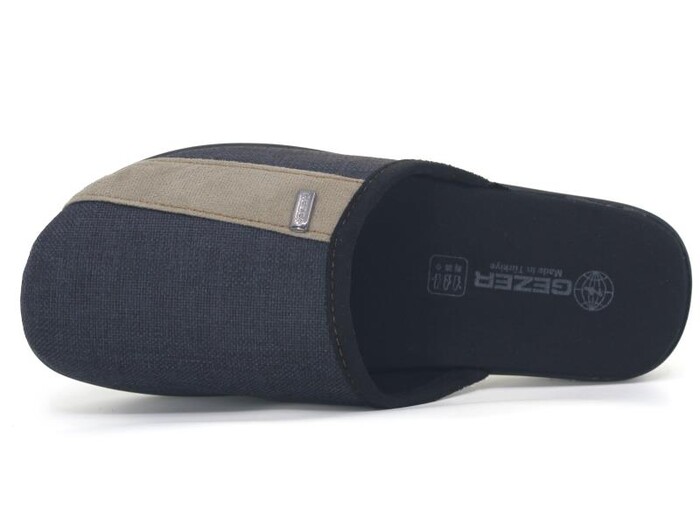 Gezer Merdane 11110.00 Traşlı Kışlık Kutulu Ev Terliği Siyah - Gezer (1)