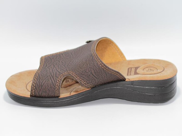 Gezer Merdane 11525.00 Koleksiyon Noktalı Günlük Terlik Kahve - 2