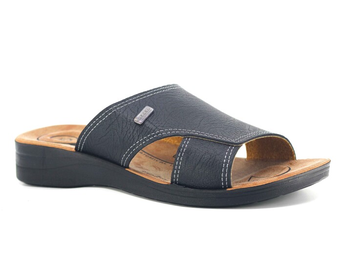 Gezer Merdane 11525.00 Koleksiyon Noktalı Günlük Terlik Siyah - Gezer