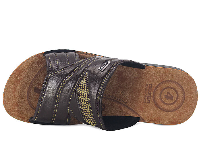 Gezer Merdane 12059.03 Noktalı Cilt Günlük Terlik Kahve - 2